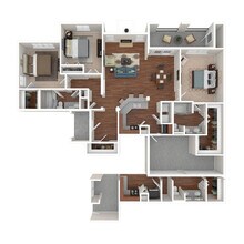 3 Bed 2 Bath 1470 SqFt (1338 Net) 0121 floor plan